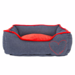 Heart Cuddler Dog Bed